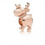 Pandora ékszer Rénszarvas rozé charm 787514CZ
