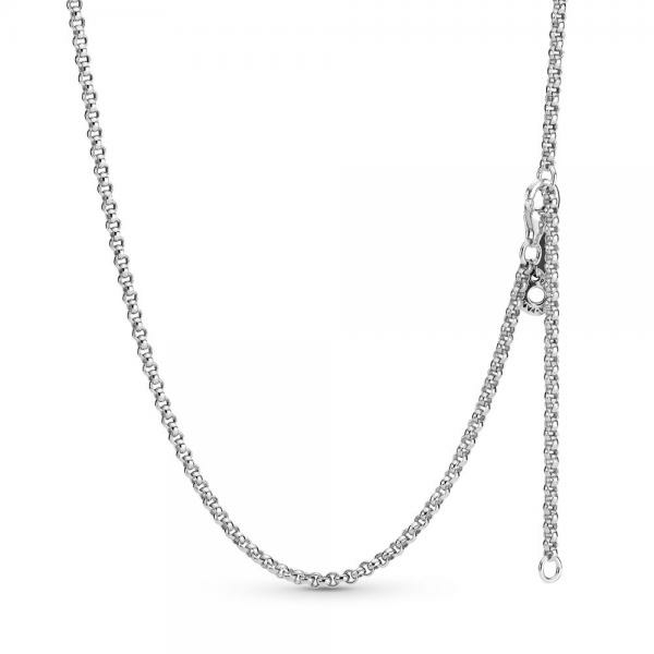 Pandora ékszer Rolo állítható ezüst nyaklánc 399260C00-60