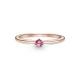Pandora ékszer Rózsaszín solitaire rozé gyűrű 