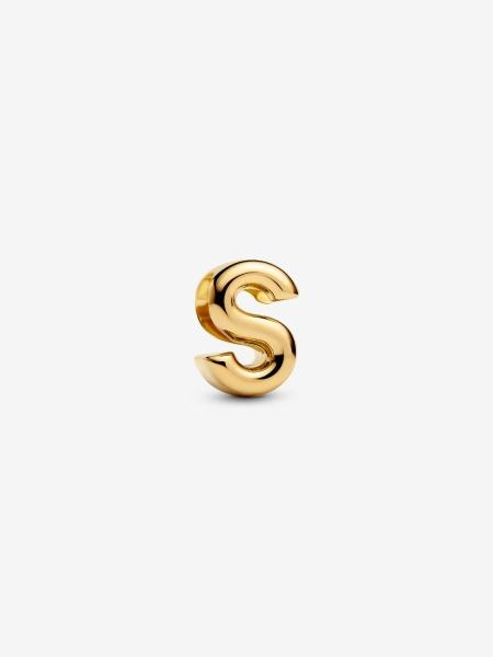 Pandora ékszer S betű shine charm 763965C00