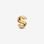 Pandora ékszer S betű shine charm 763965C00