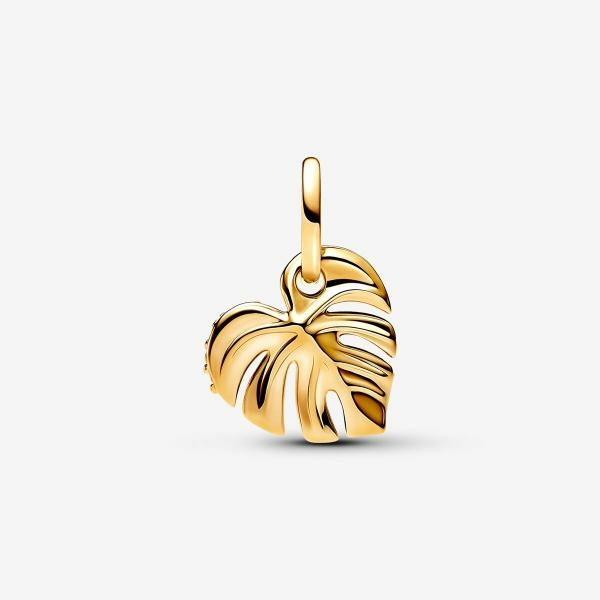 Pandora ékszer Shine pálma levél charm 763349C01