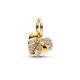 Pandora ékszer Shine pálma levél charm 763349C01