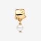 Pandora ékszer Shine szalag charm tenyésztett gyönggyel 763784C01