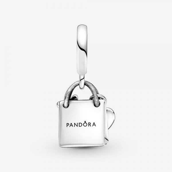 Pandora ékszer Shopping bag függő ezüst charm 799536C00