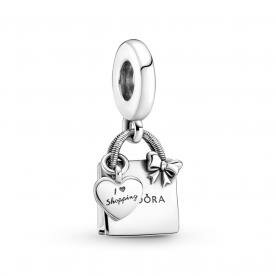 Pandora ékszer Shopping bag függő ezüst charm 799536C00