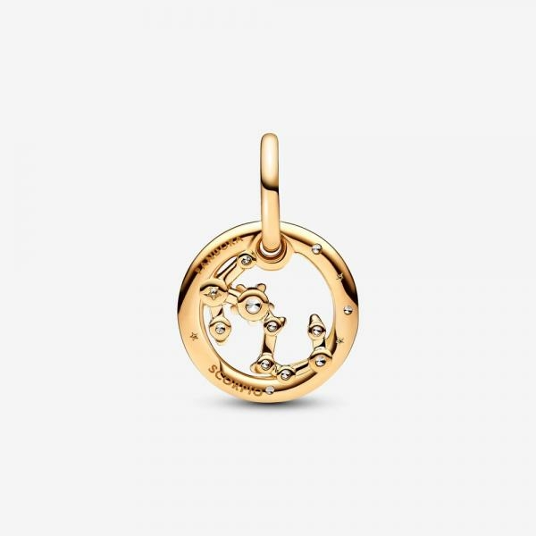 Pandora ékszer Skorpió csillagjegy shine charm 762710C01