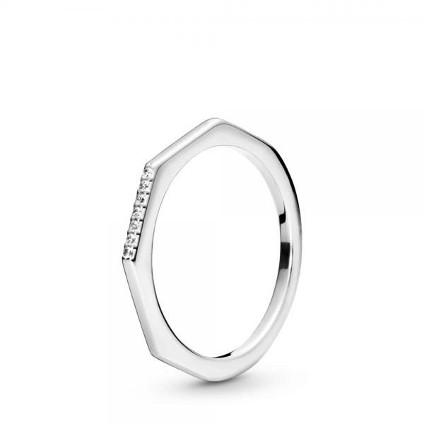 Pandora ékszer Sokoldalú ezüst gyűrű cirkóniával 