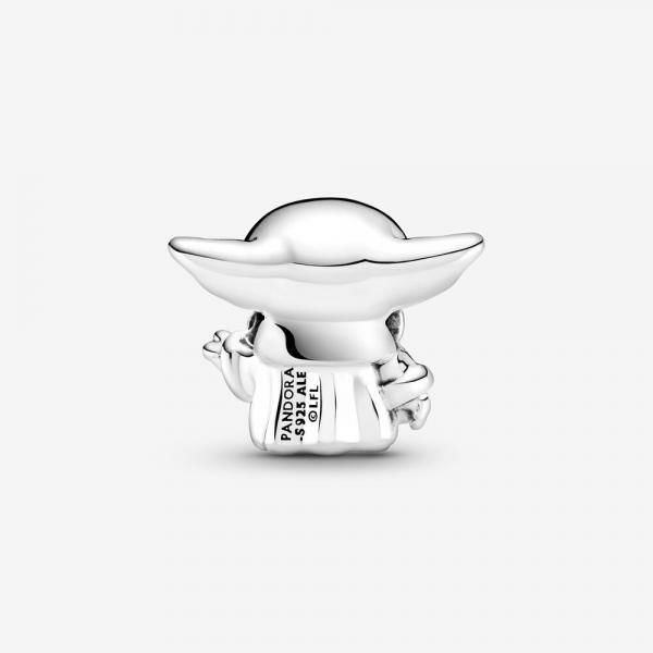 Pandora ékszer Star Wars Baby Yoda ezüst charm 799253C01