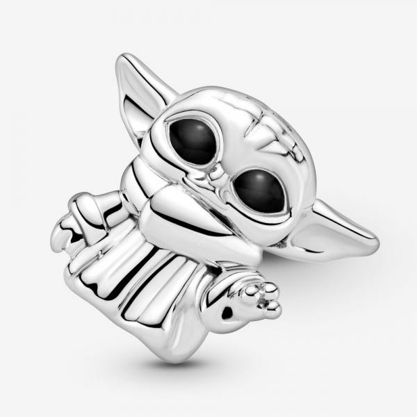Pandora ékszer Star Wars Baby Yoda ezüst charm 799253C01