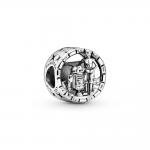 Pandora ékszer Star Wars C-3PO és R2-D2 áttört ezüst charm 799245C00
