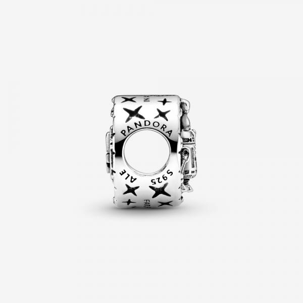 Pandora ékszer Star Wars C-3PO és R2-D2 áttört ezüst charm 799245C00