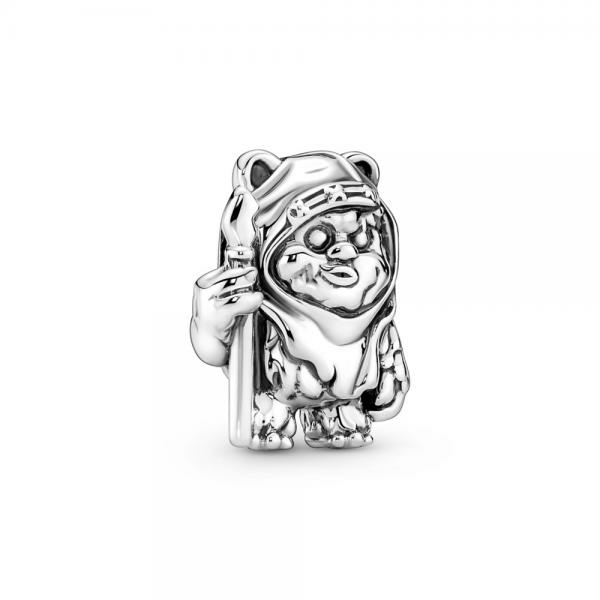 Pandora ékszer Star Wars Ewok ezüst charm 791136C00