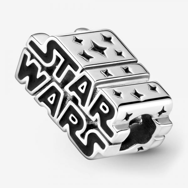 Pandora ékszer Star Wars logó ezüst charm 799246C01