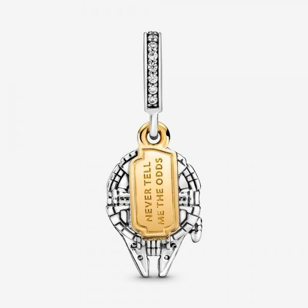 Pandora ékszer Star Wars Millenium Falcon függő ezüst charm 769504C01