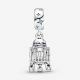 Pandora ékszer Star Wars R2 D2 függő ezüst charm 799248C01