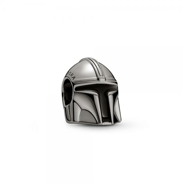 Pandora ékszer Star Wars The mandalorian ruthenium bevonatú charm 740019C01