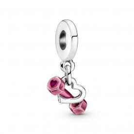 Pandora ékszer Súlyzó és szív függő ezüst charm 799545C01