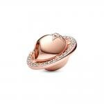 Pandora ékszer Szaturnusz bolygó rozé charm 782438C01