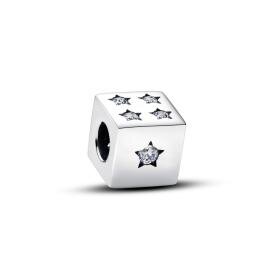 Pandora ékszer Szerencse kocka ezüst charm 793581C01