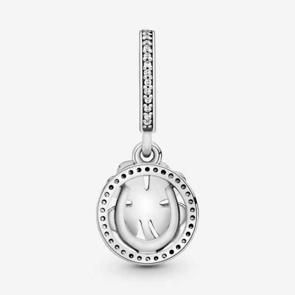 Pandora ékszer Szerencsés nap függő ezüst charm 792089CZ