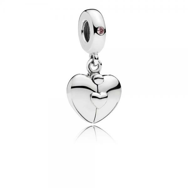 Pandora ékszer Szeretetlakat ezüst charm 797615EN130