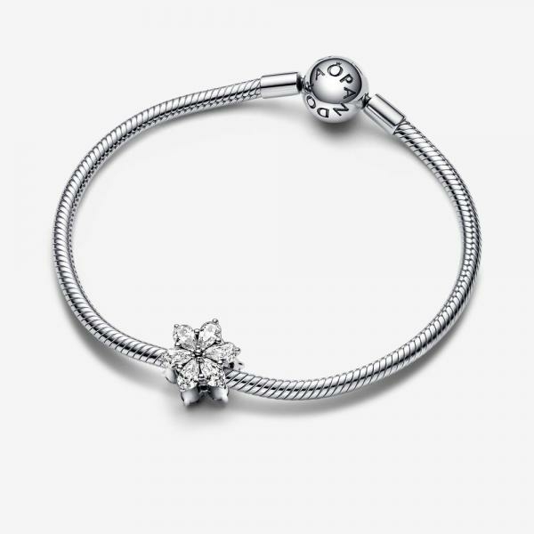 Pandora ékszer Szikrázó herbárium ezüst charm 792623C01