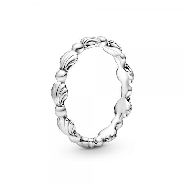 Pandora ékszer Szikrázó kagyló ezüst gyűrű 