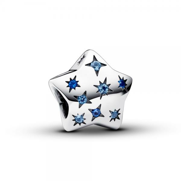 Pandora ékszer Szikrázó merész csillag ezüst charm 792974C01