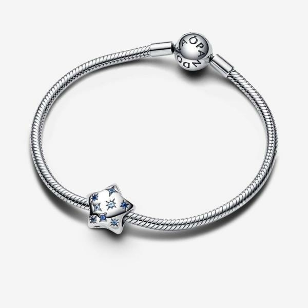 Pandora ékszer Szikrázó merész csillag ezüst charm 792974C01