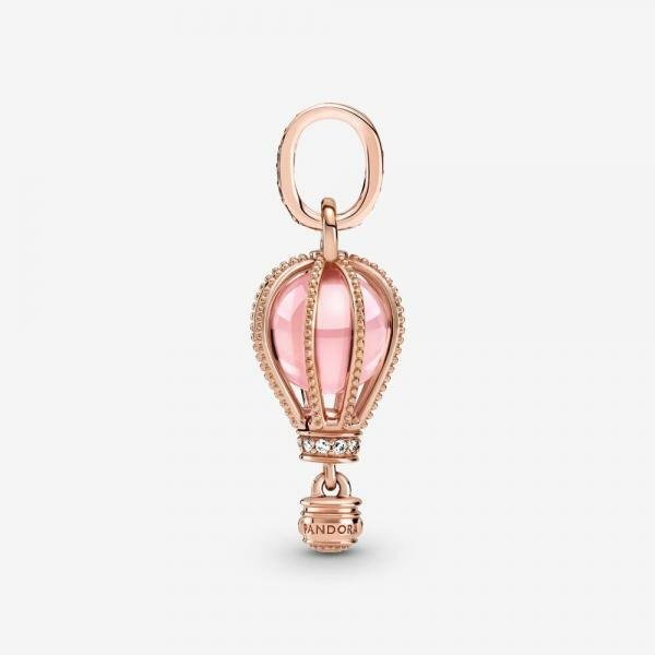 Pandora ékszer Szikrázó rózsaszín rozé hőlégballon charm 789434C01