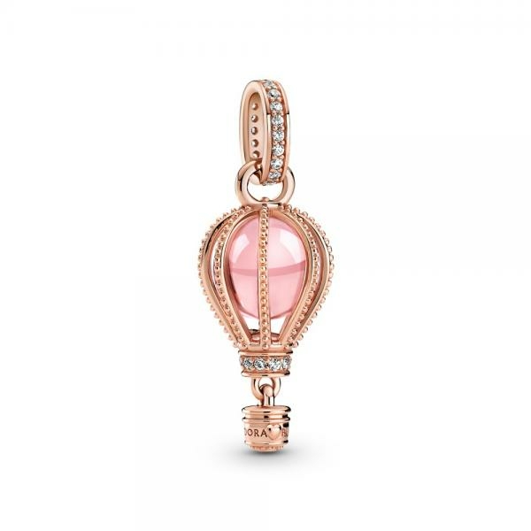 Pandora ékszer Szikrázó rózsaszín rozé hőlégballon charm 789434C01