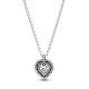 Pandora ékszer Szikrázó szív ezüst nyaklánc 393099C01-45