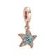 Pandora ékszer Szikrázó tengeri csillag rozé charm 788942C01