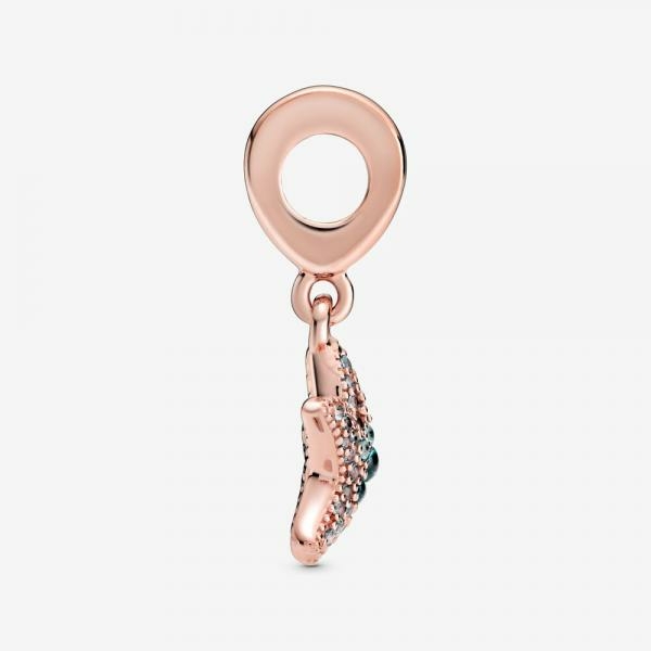 Pandora ékszer Szikrázó tengeri csillag rozé charm 788942C01