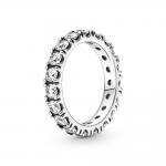 Pandora ékszer Szikrázó végtelen kör ezüst gyűrű cirkóniával 