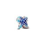 Pandora ékszer Színes tengeri csillag ezüst charm 793817C01
