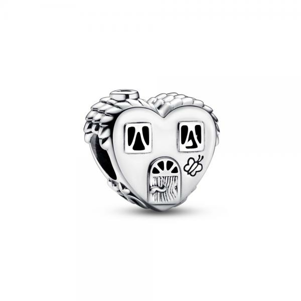 Pandora ékszer Szív házikó ezüst charm 792249C00