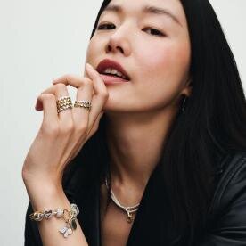 Pandora ékszer Szívek sora shine gyűrű 