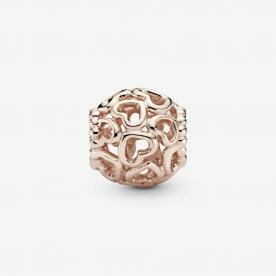 Pandora ékszer Tárd ki a szíved rozé charm 780964