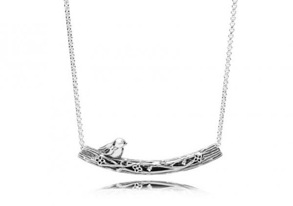 Pandora ékszer Tavaszi madár ezüst nyaklánc 397130-50