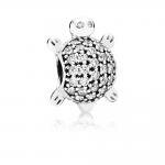 Pandora ékszer Tengeri teknős ezüst charm cirkóniával 791538CZ