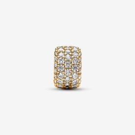 Pandora ékszer Tripla soros pávé shine charm 762820C01