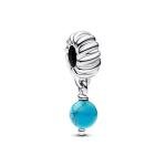 Pandora ékszer Türkiz köves függő ezüst charm 793901C01