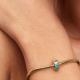 Pandora ékszer Türkiz shine szilikonos klip 763902C01
