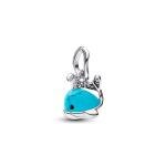 Pandora ékszer Türkizkék bálna függő ezüst charm 793822C01