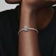 Pandora ékszer Türkizkék örökkévalóság körök ezüst charm 790064C02