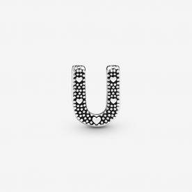 Pandora ékszer U betű charm 797475
