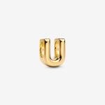 Pandora ékszer U betű shine charm 763967C00