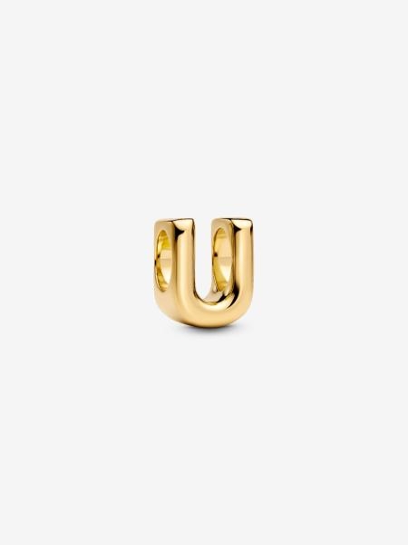 Pandora ékszer U betű shine charm 763967C00